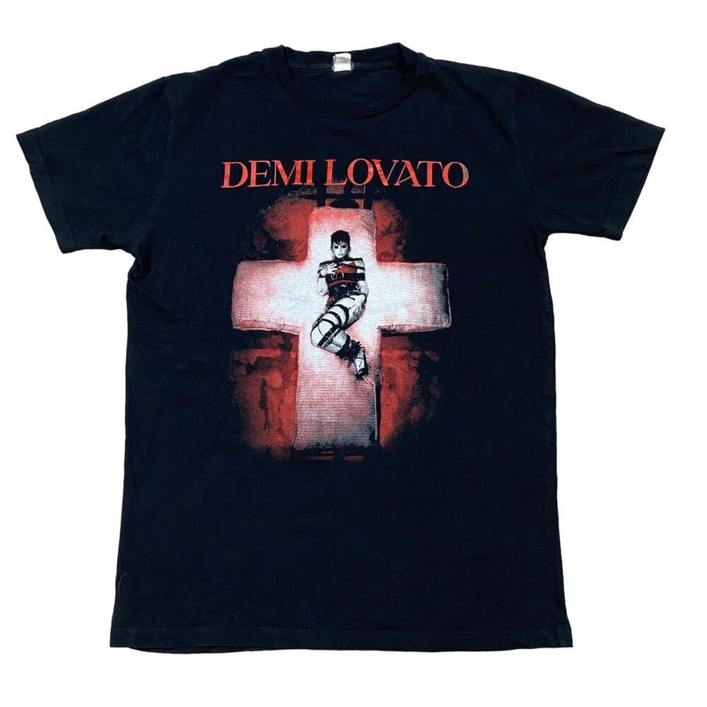 Demi Lovato Holy Fvck CA Tour 2022 T Shirt Women's L